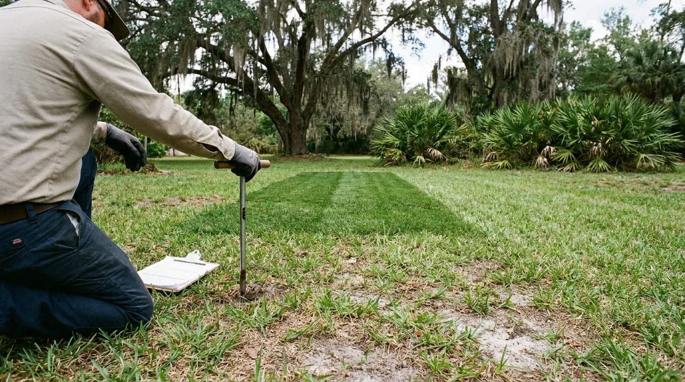 Diagnosing a failing drain field at an Ocala FL property