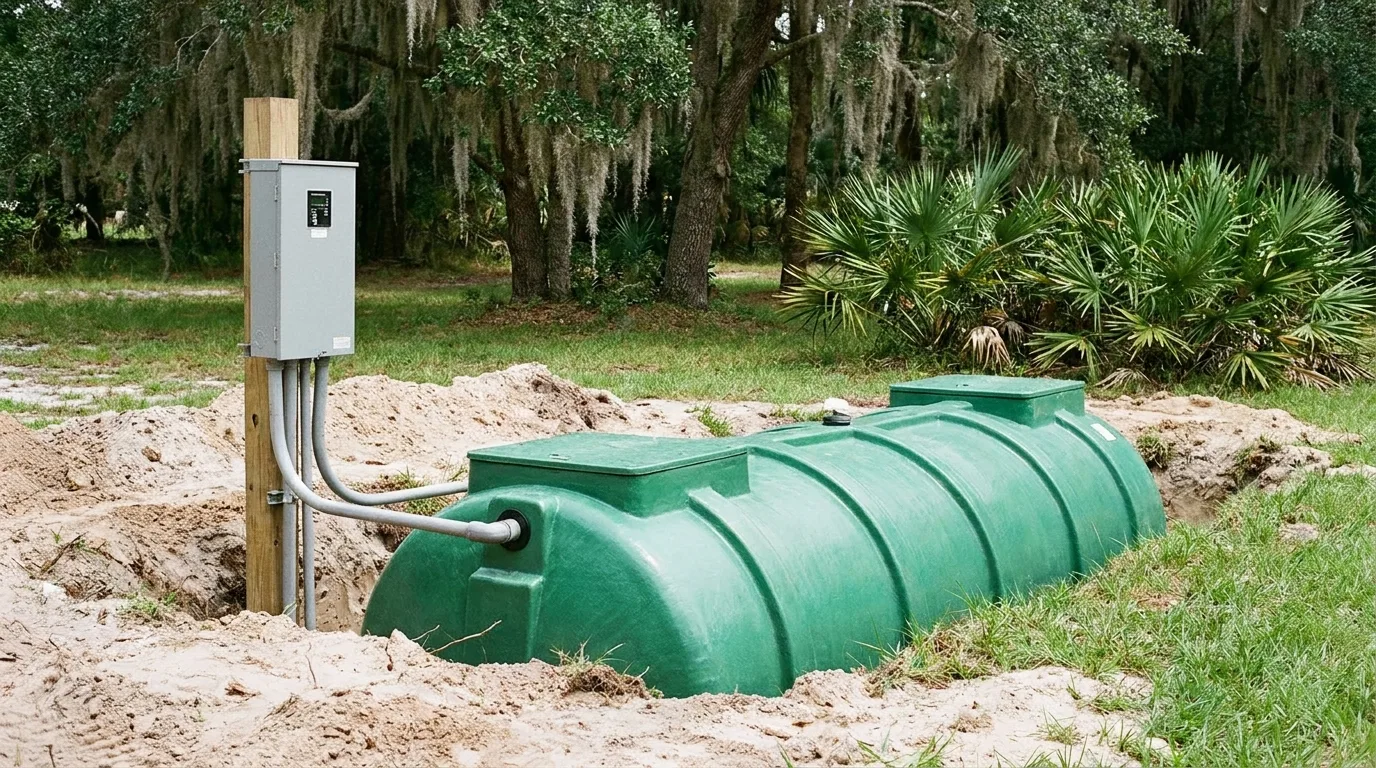 Enhanced nutrient reducing septic system installed in Marion County FL