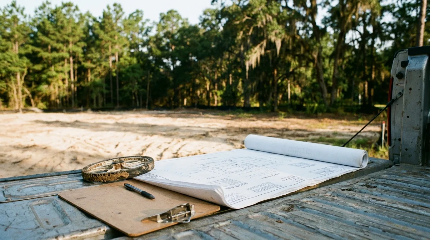FDEP septic permit paperwork for a Marion County replacement