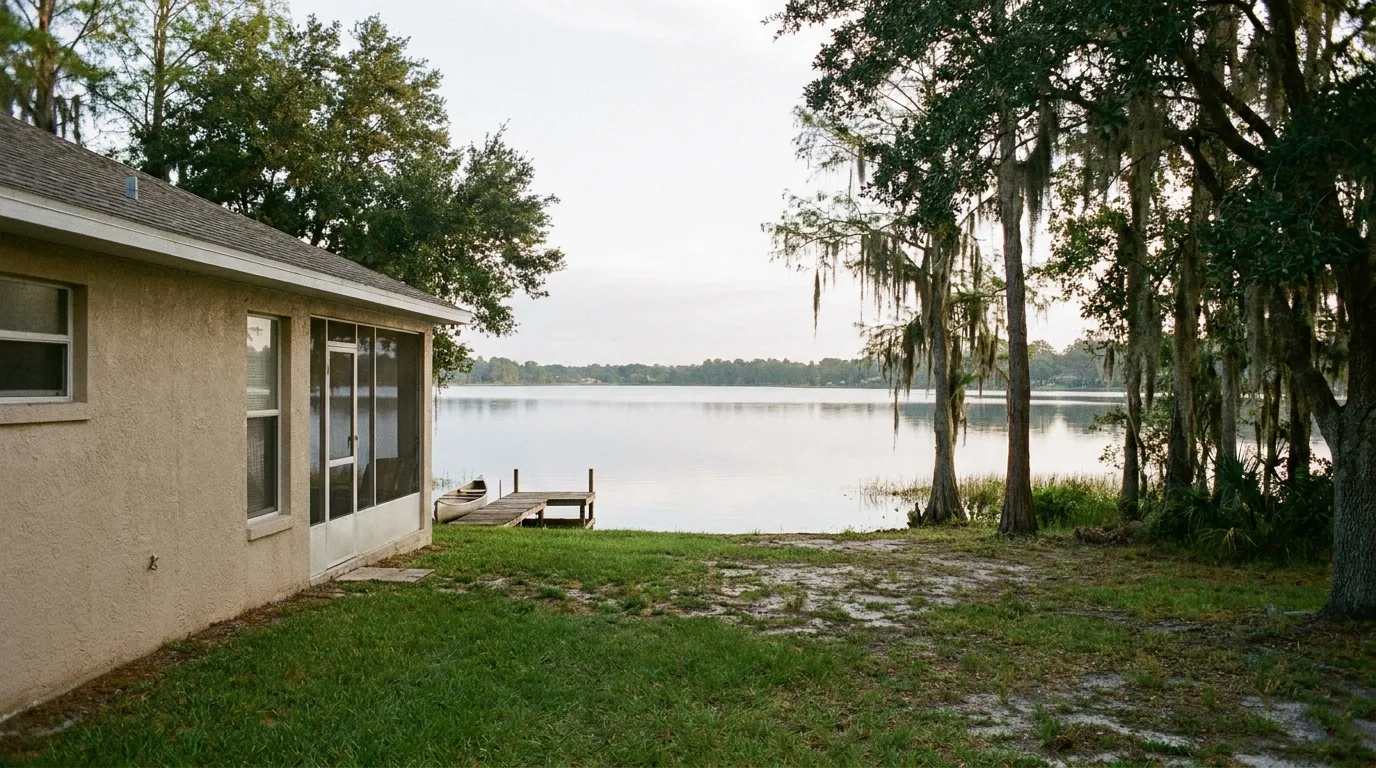 Lakefront property near Lake Weir