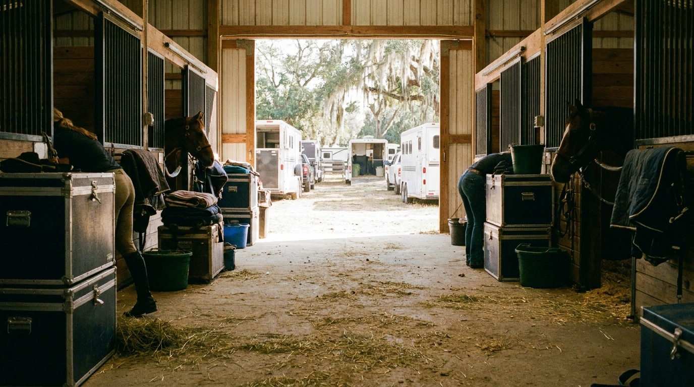 Show season multiplies occupancy on an Ocala horse farm